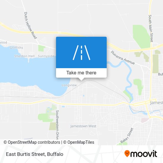 Mapa de East Burtis Street
