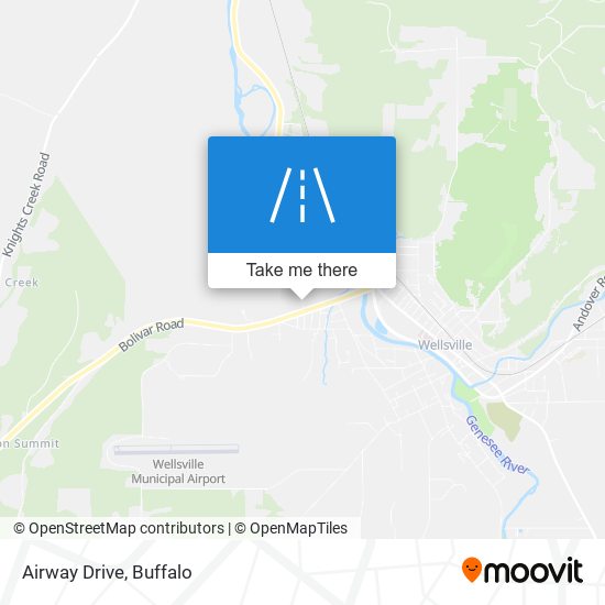 Airway Drive map