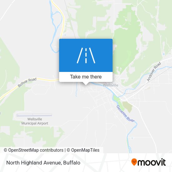 North Highland Avenue map