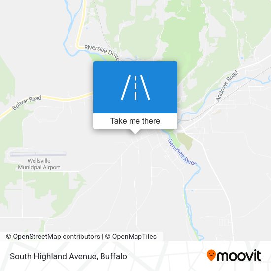 Mapa de South Highland Avenue