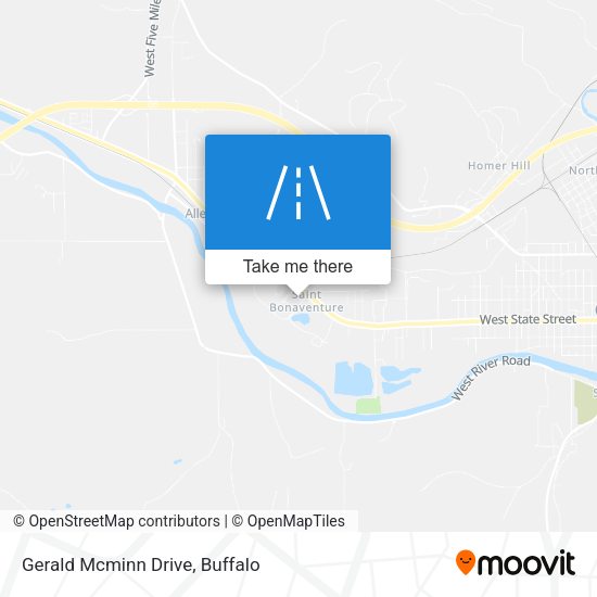 Gerald Mcminn Drive map