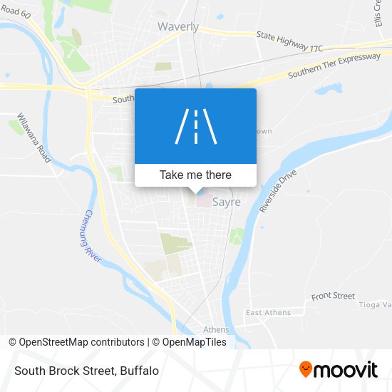 South Brock Street map