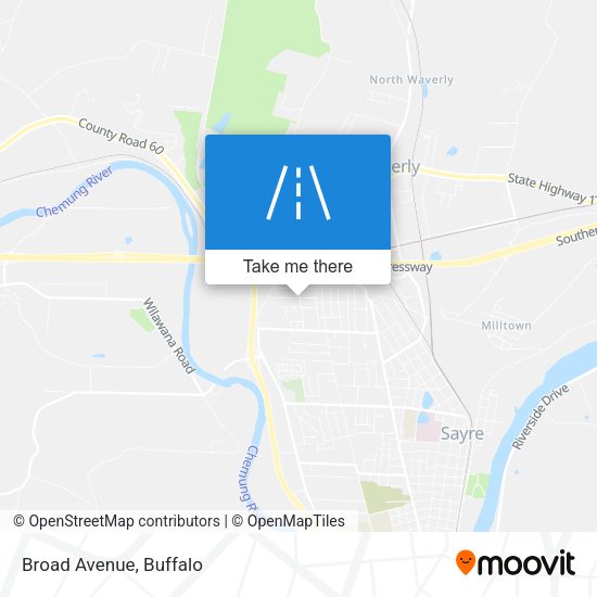 Mapa de Broad Avenue