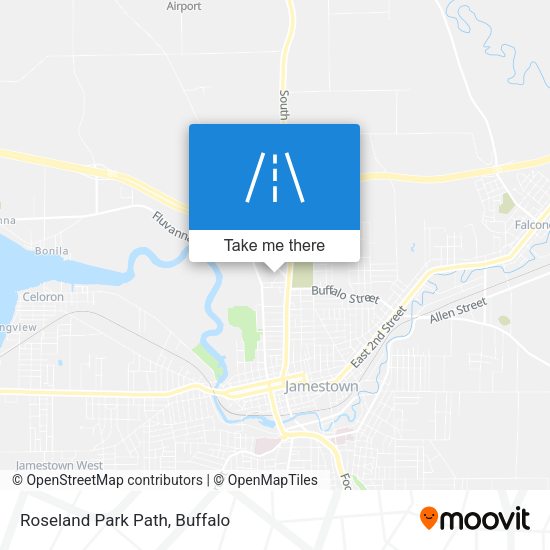 Mapa de Roseland Park Path