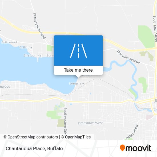 Mapa de Chautauqua Place