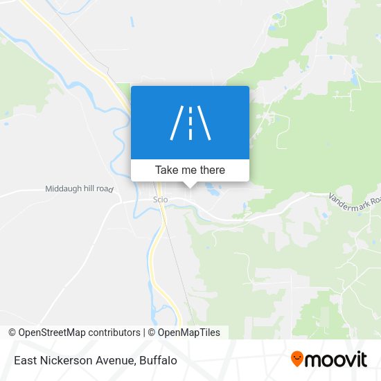 East Nickerson Avenue map
