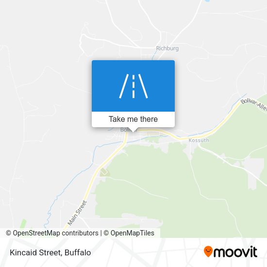 Mapa de Kincaid Street