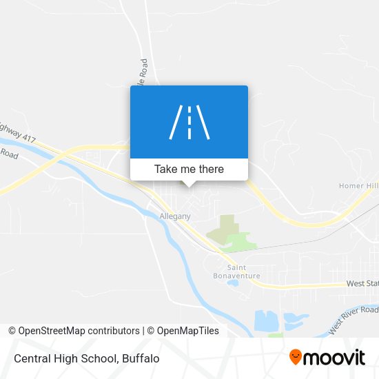 Mapa de Central High School