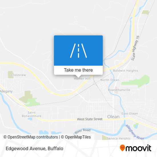 Mapa de Edgewood Avenue