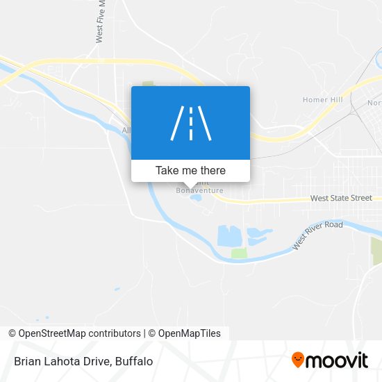 Brian Lahota Drive map