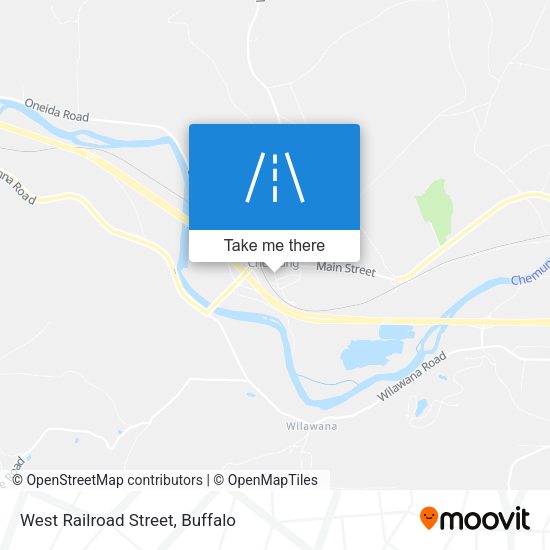 West Railroad Street map