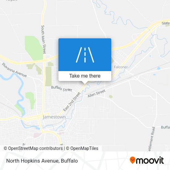 Mapa de North Hopkins Avenue