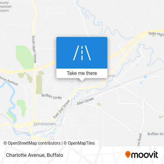 Mapa de Charlotte Avenue