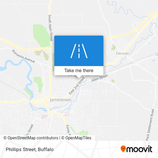 Mapa de Phillips Street