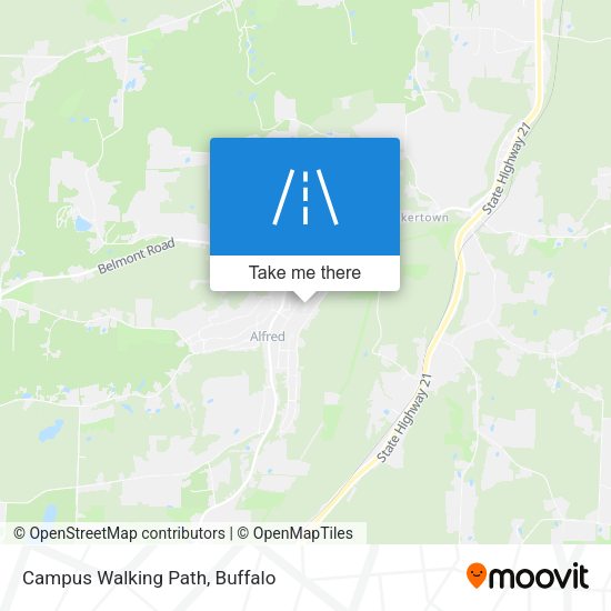 Mapa de Campus Walking Path