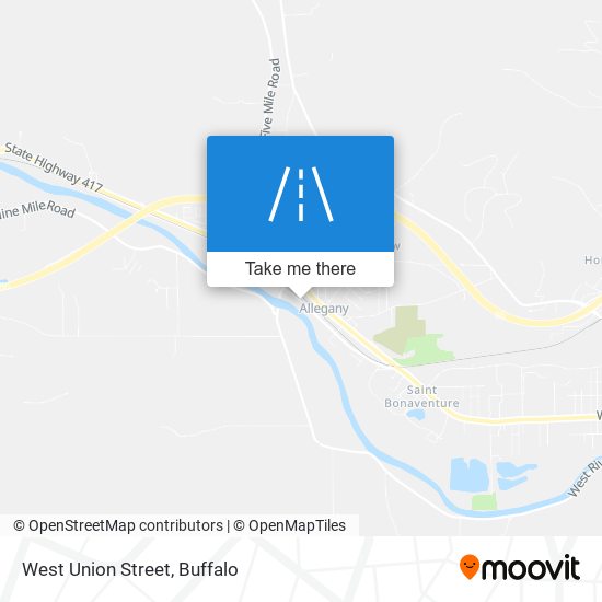 West Union Street map