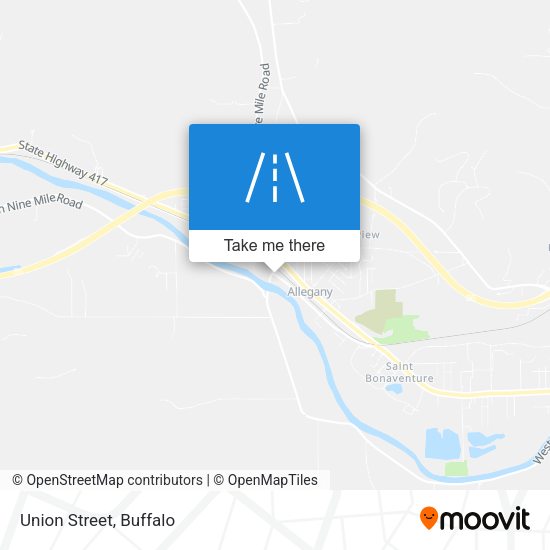 Mapa de Union Street