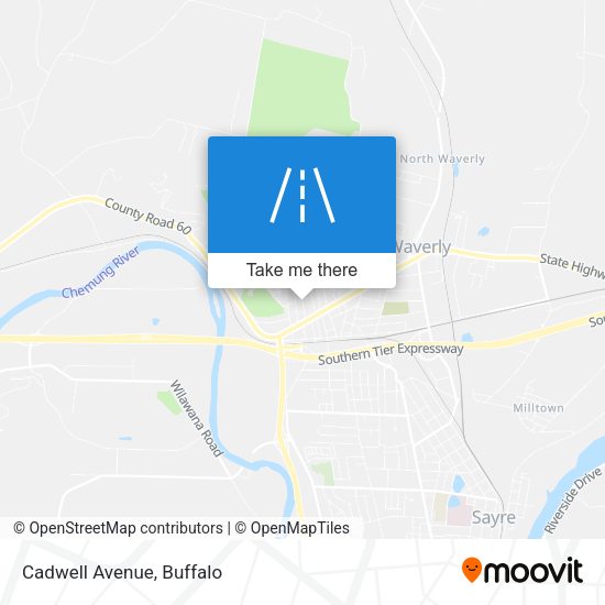 Mapa de Cadwell Avenue