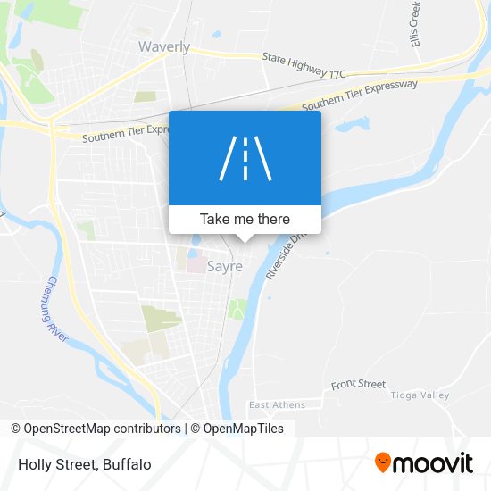 Mapa de Holly Street