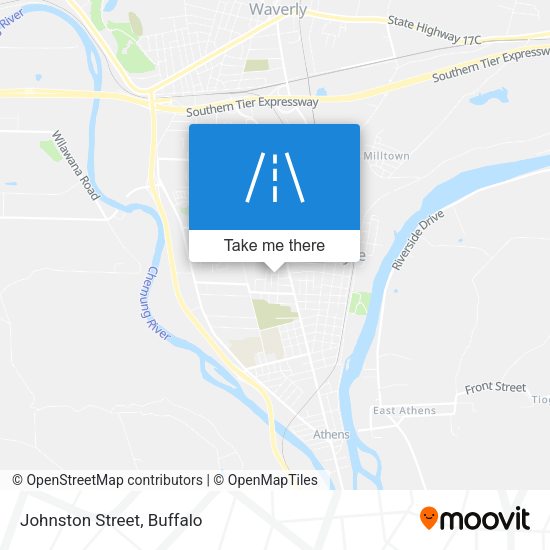 Mapa de Johnston Street