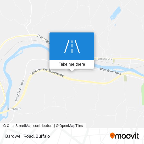 Mapa de Bardwell Road