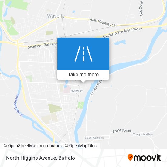 Mapa de North Higgins Avenue