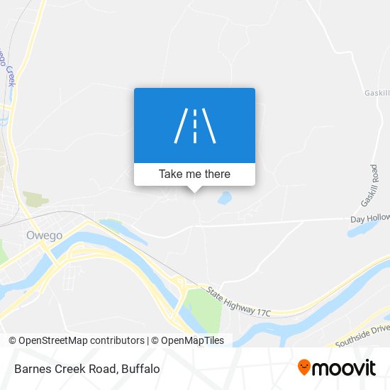 Mapa de Barnes Creek Road