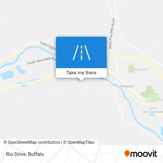 Rio Drive map
