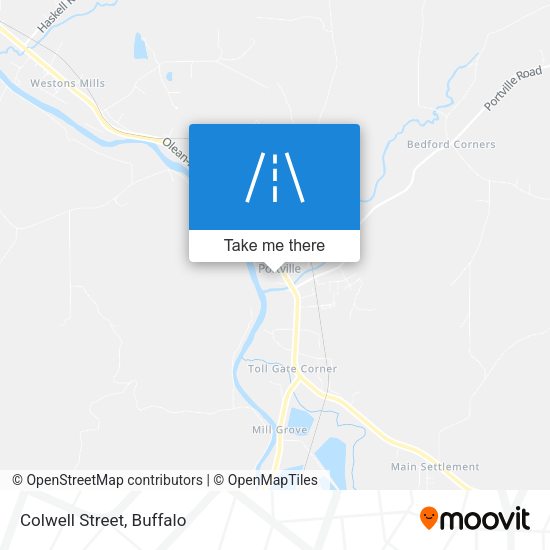 Mapa de Colwell Street