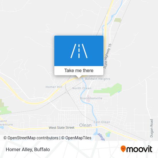 Mapa de Homer Alley