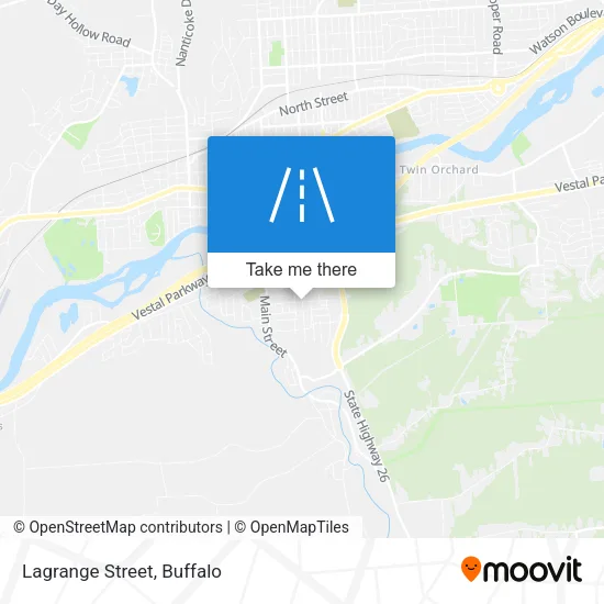 Lagrange Street map