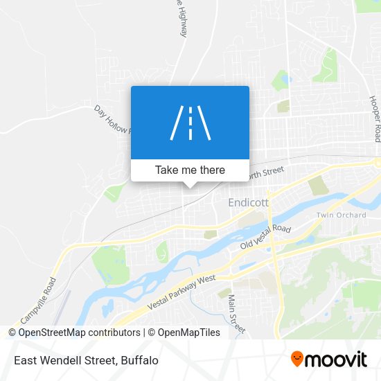 Mapa de East Wendell Street