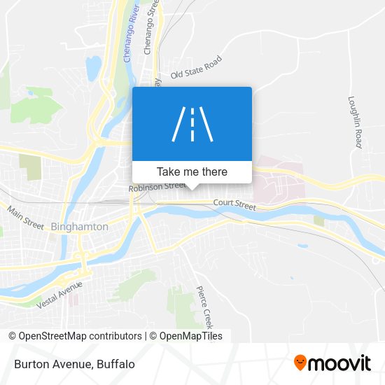 Mapa de Burton Avenue