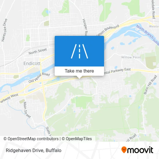 Ridgehaven Drive map