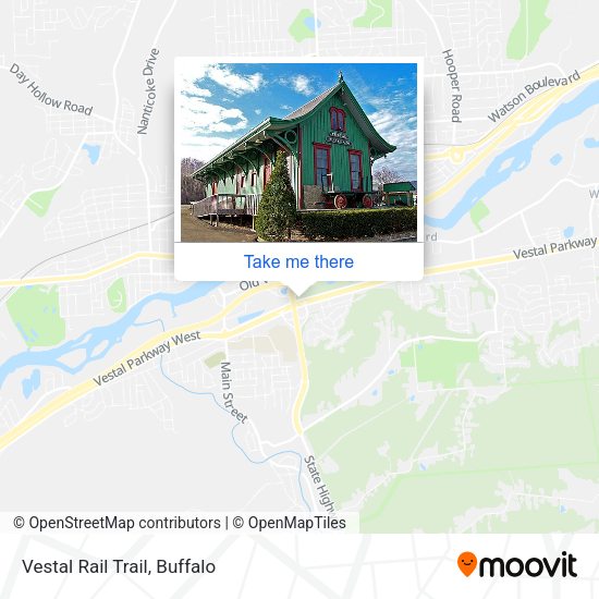 Mapa de Vestal Rail Trail