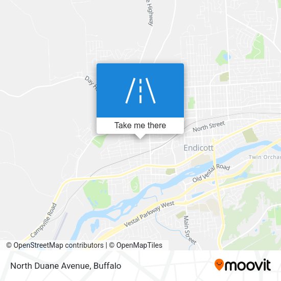 Mapa de North Duane Avenue