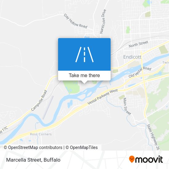 Mapa de Marcella Street