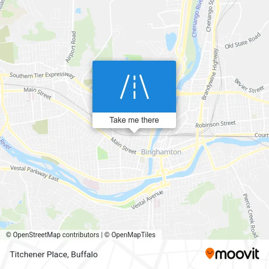 Titchener Place map