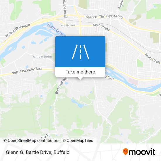 Glenn G. Bartle Drive map