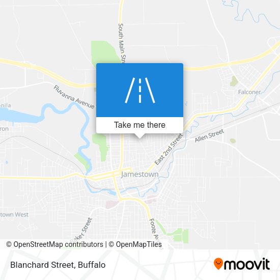 Mapa de Blanchard Street