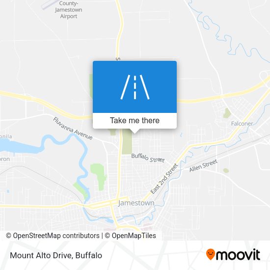 Mapa de Mount Alto Drive