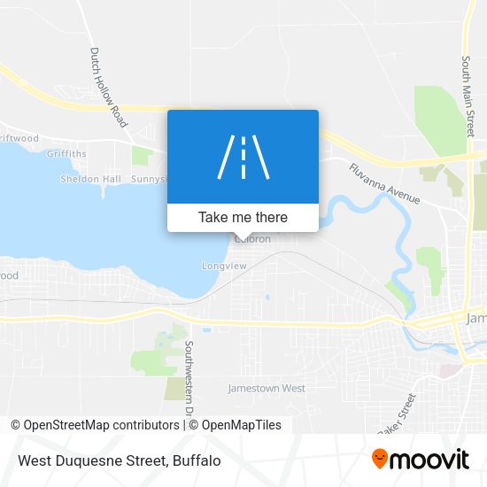 West Duquesne Street map
