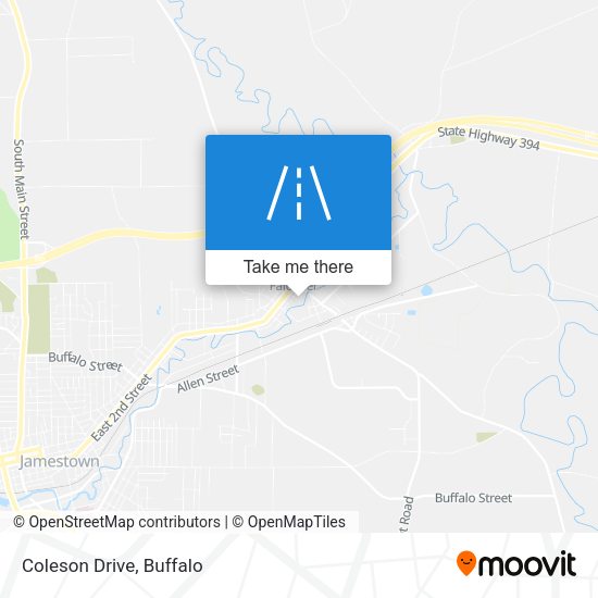 Mapa de Coleson Drive