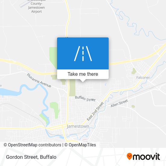 Mapa de Gordon Street