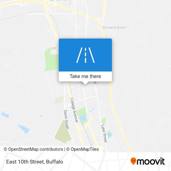 Mapa de East 10th Street