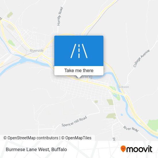 Mapa de Burmese Lane West