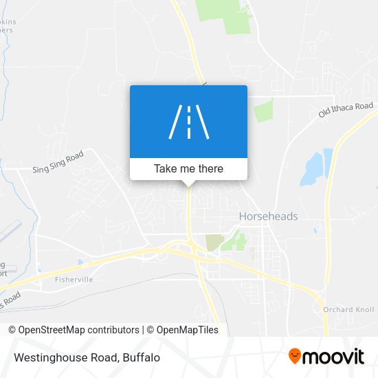 Mapa de Westinghouse Road