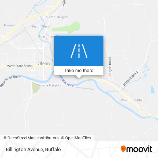 Billington Avenue map