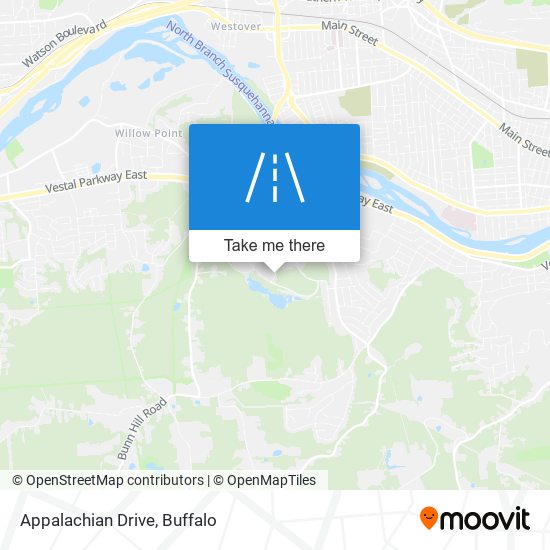 Appalachian Drive map