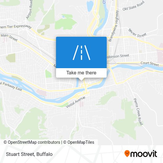 Mapa de Stuart Street